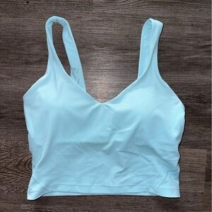 lululemon athletica Light Blue Tank Top